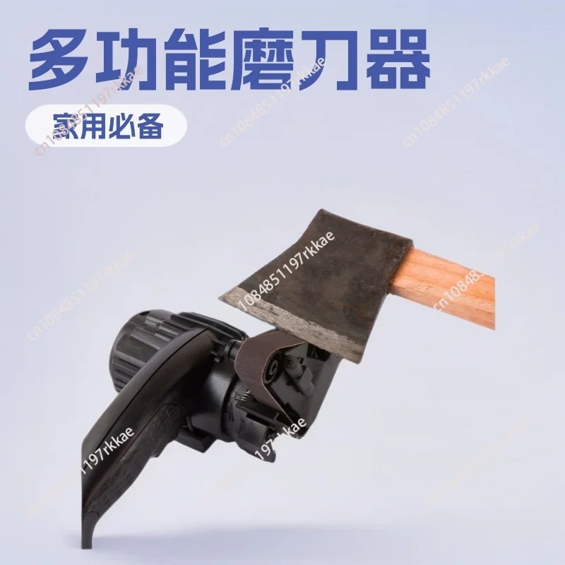 Electric Belt Knife Sharpener, Multifunctional Automatic Kitchen Sharpening Tool with Adjustable Angle for Home Use