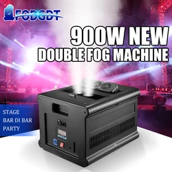 New 900W Double Fog Machine Stage Special Equipment Effect Lighting With DMX512 Control For Wedding DJ DISCO Party Nightclub Bar