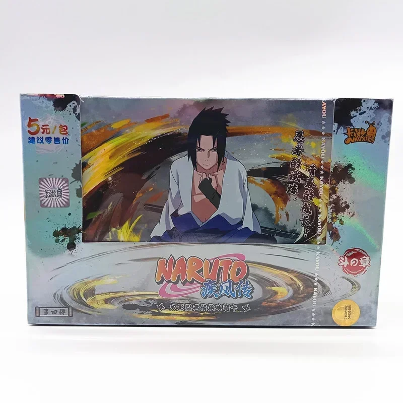 KAYOU Anime Original Naruto Cards Chapter Of The Array Box Added SE Ninja World Collection Cards Toy For Children Christmas Gift