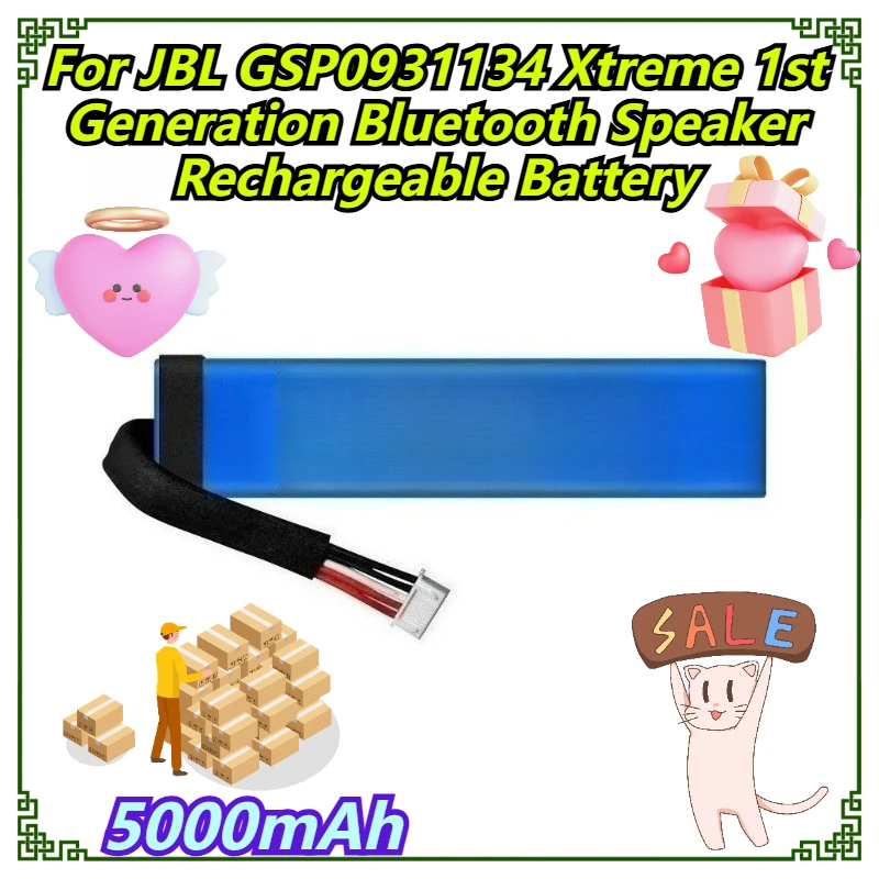 

5000mAh For JBL GSP0931134 Xtreme 1st Generation Bluetooth Speaker Rechargeable Battery