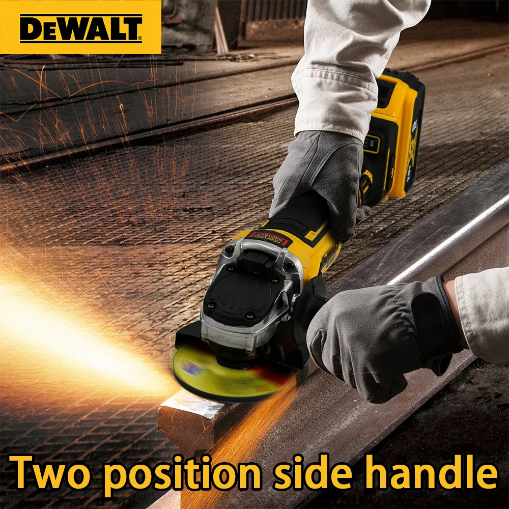 Dewalt 20V Battery DCG405 125mm M14 Brushless Angle Grinder Polishing Cutting Machine Cordless Electric Angle Grinder Power Tool