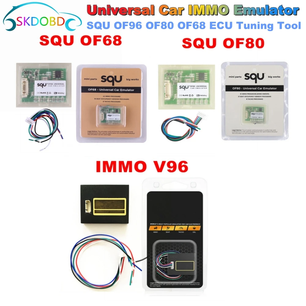 SQU OF96 OF80 OF68 Universal Car IMMO Emulator  Seat Occupancy Sensor for VAG/Benz/Opel/Renault/BMW/Fiat Tacho ECU Tuning Tool