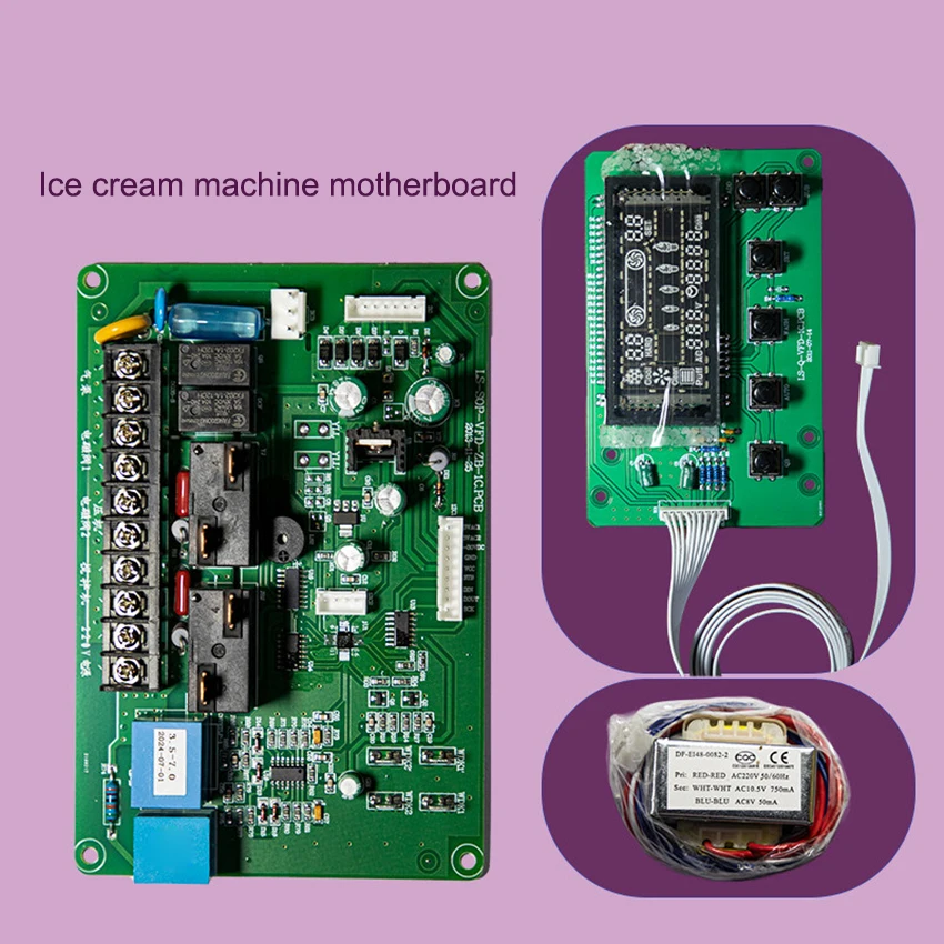 220V Ice Cream Machine Accessories Computer Motherboard Main Control Circuit Board Universal Accessories For Ice Cream Maker
