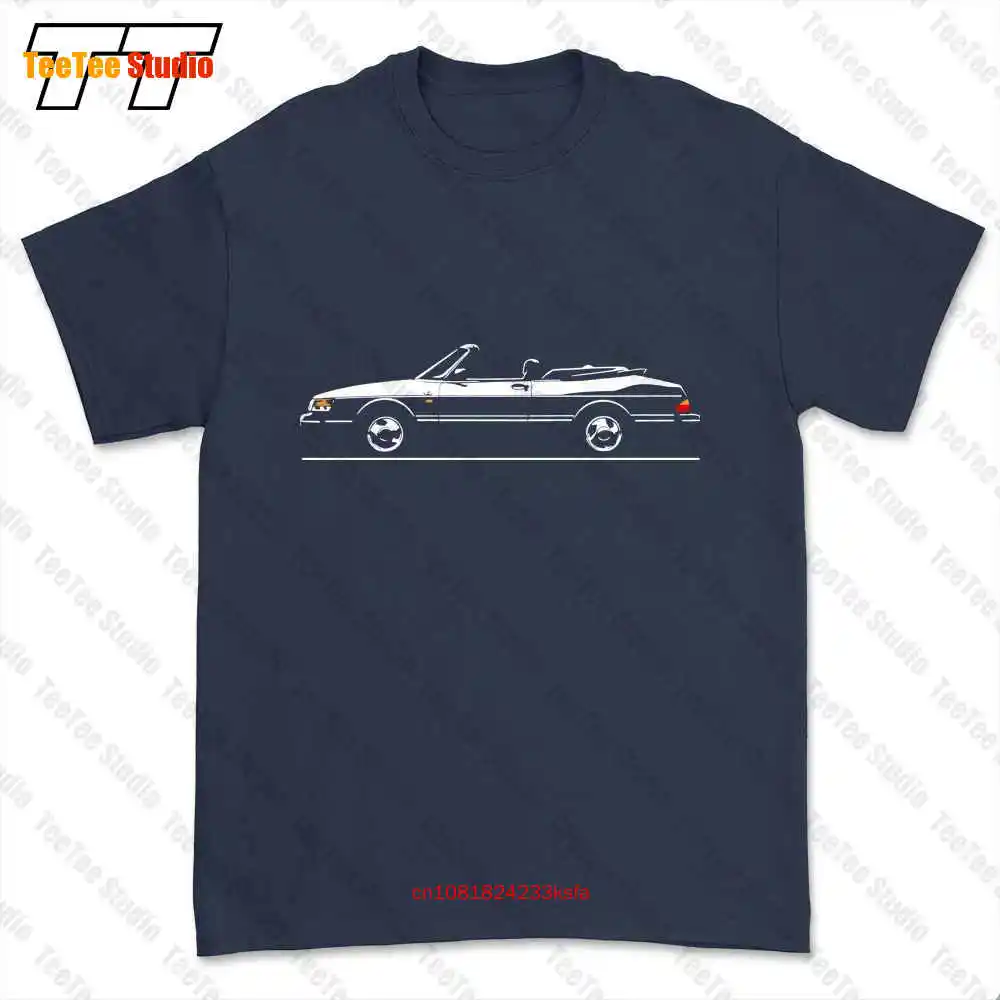 Saab 900 Cabrio Fans Cabriolet Turbo Convertible T-shirt Tee WO9Q