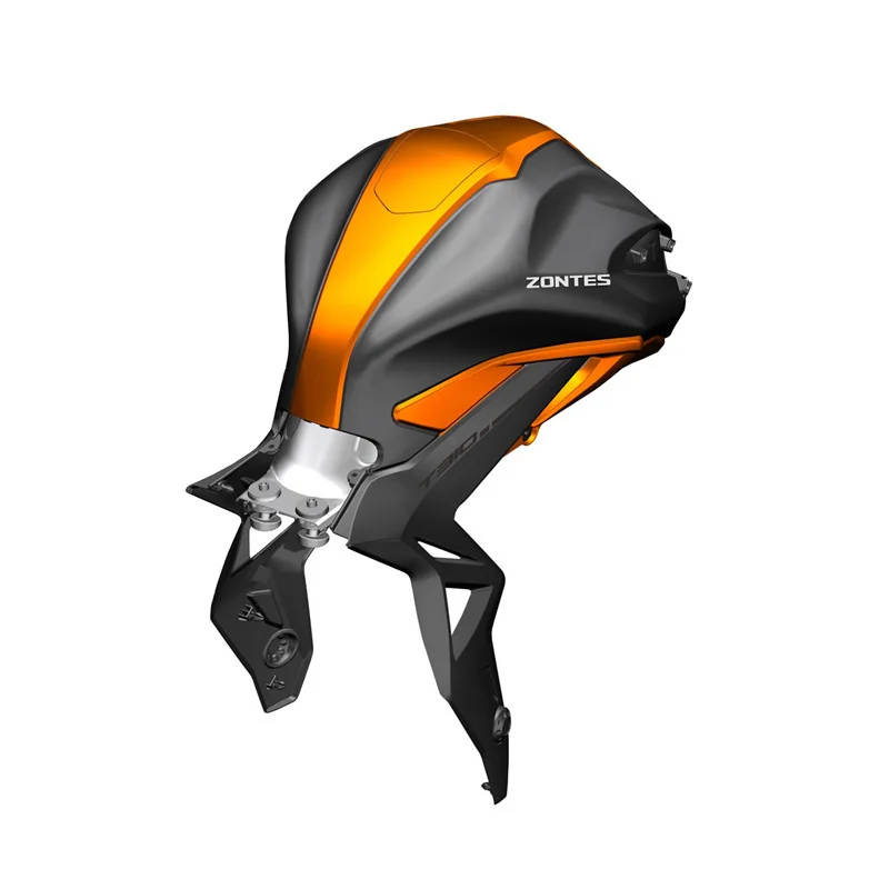 

Motorcycle Oil Tank Middle Cover Lock Cover Left and Right Outer Cover Steam Cover Shell Fuel Pump Oil for Zontes Zt310t/r