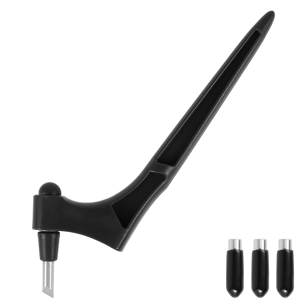 

360˚ Rotating Paper Art Cutting Tool Stainless Steel Carving Knife Scrapbook For DIY Craft Paper Cut Blade Accessory