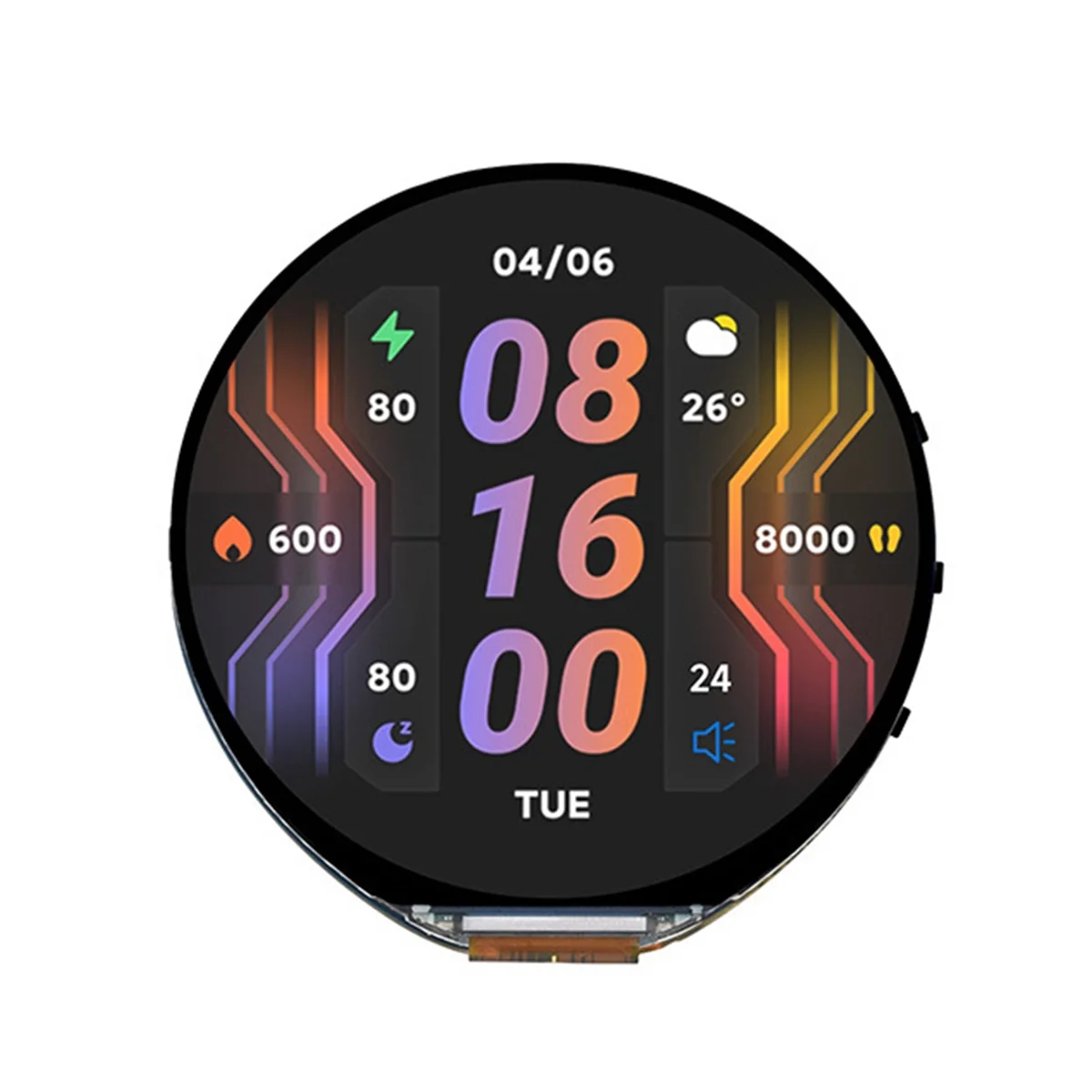 BNGF-ESP32-S3 ontwikkelingsbord met 1,85 inch rond LCD-aanraakscherm Ondersteuning WIFI BT5 LVGL GUI