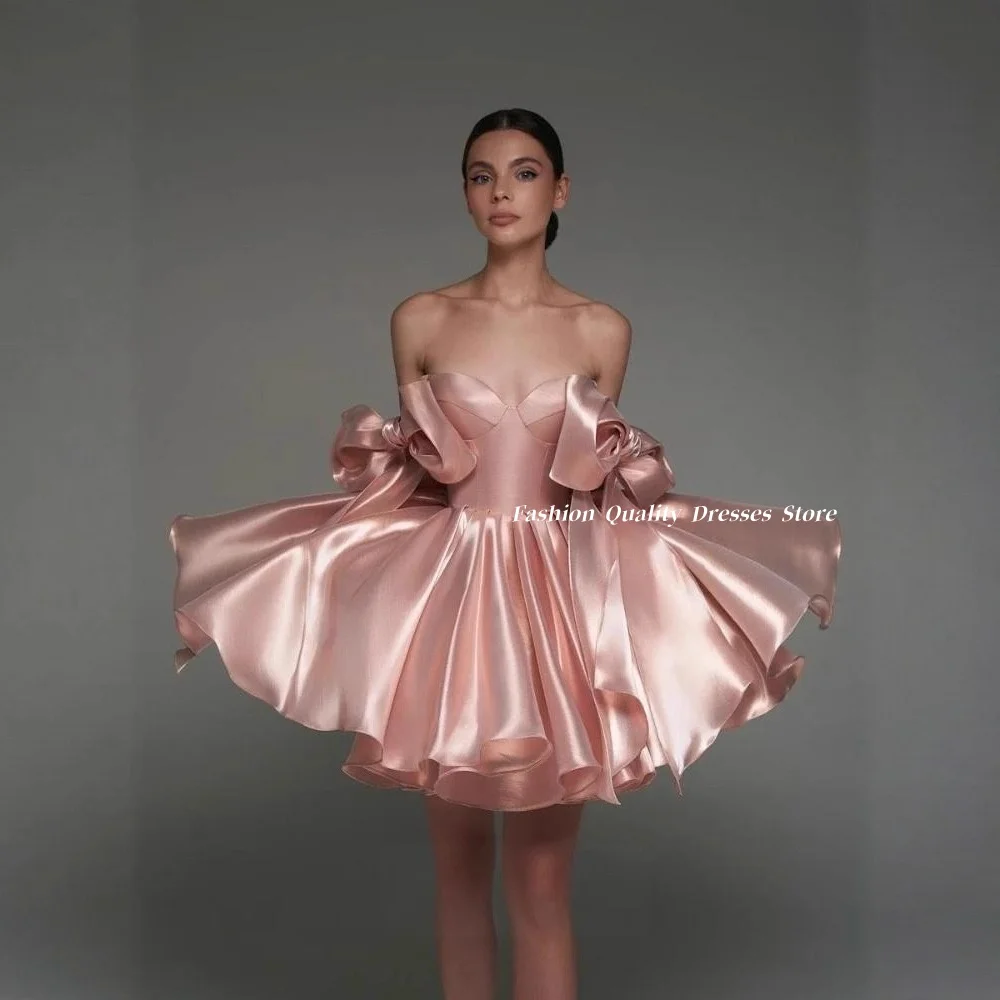 evening-dress-off-shoulder-satin-mini-gown-big-bow-sweetheart-corset-short-formal-dress-wedding-guest-party-dress-customized