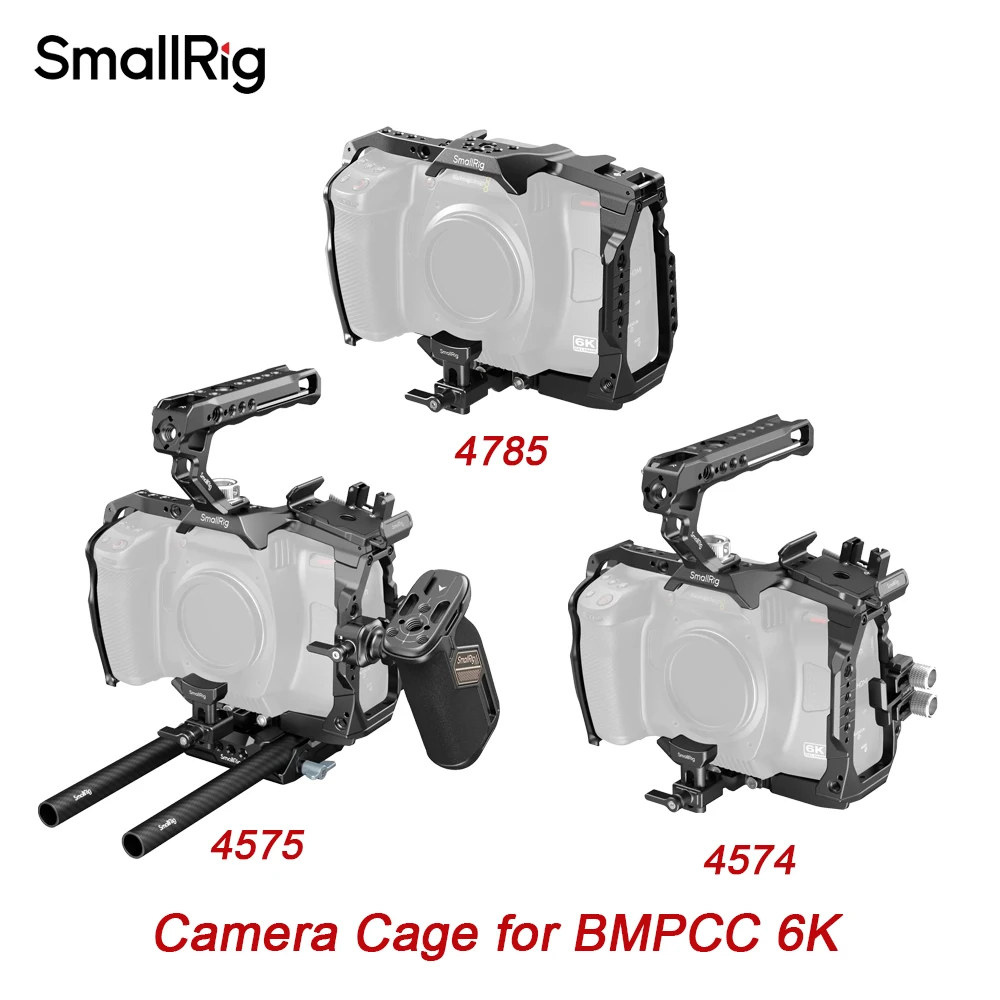 

Smallrig Advanced Camera Cage for Blackmagic Design Cinema 6K Handheld Camera Half Cage For Telephoto Lens Camera