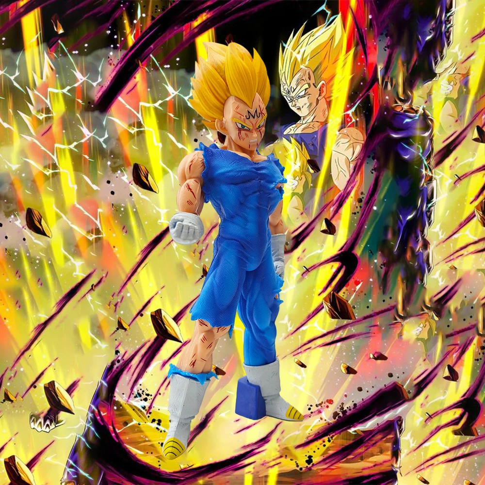 ฟิกเกอร์อนิเมะดราก้อนบอล เวเจต้า GK แอคชั่นฟิกเกอร์ รุ่นรับความเสียหายจากการต่อสู้ ทำจากพีวีซี ของสะสม ของตกแต่ง ของเล่น ของขวัญ