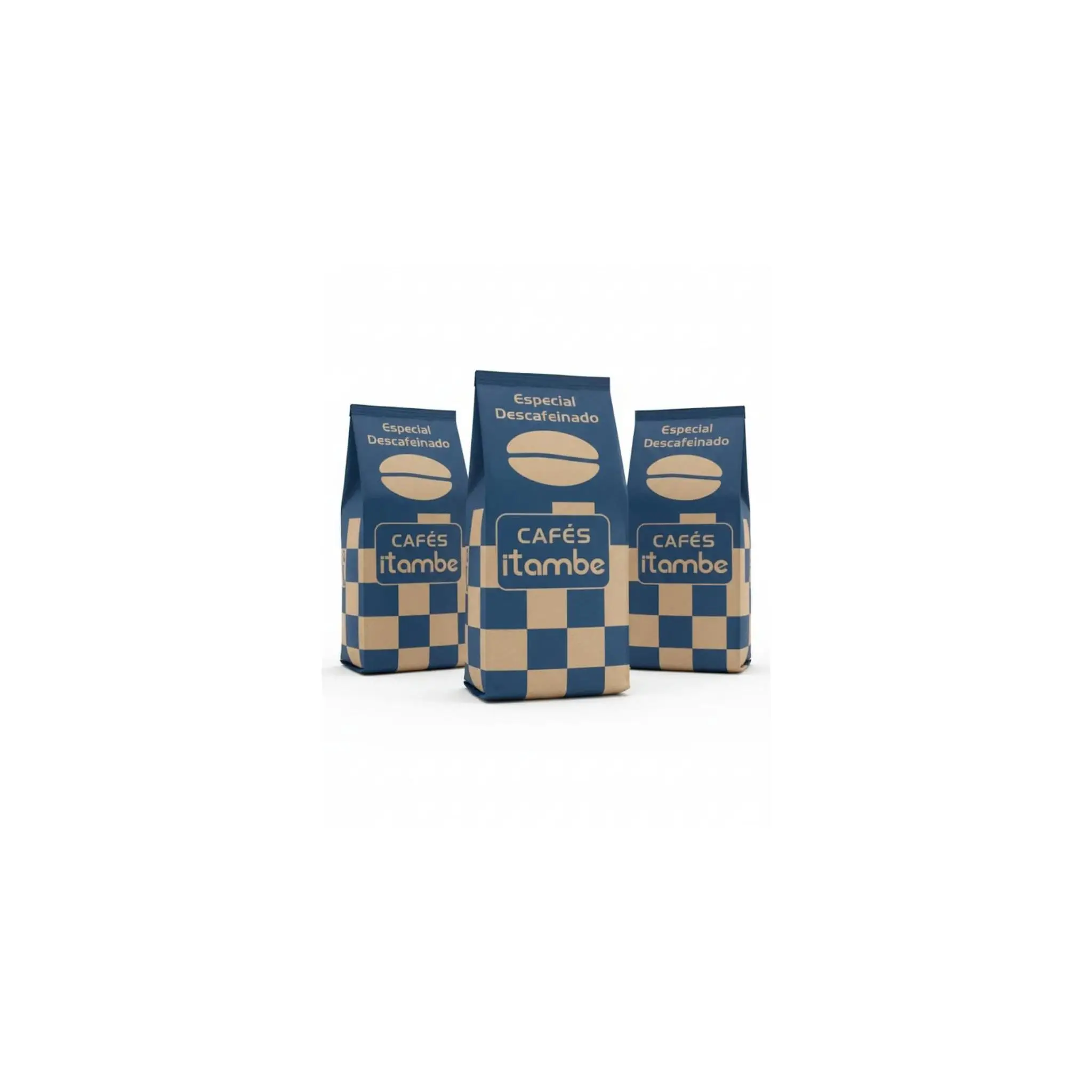 Café en Grano Descafeinado Natural - Cafés Itambé | Lote 3 x 1kg | Cuerpo Cremoso y Aroma Intenso | Ideal para Máquina de Café Superautomática y Espresso | Tueste Artesanal