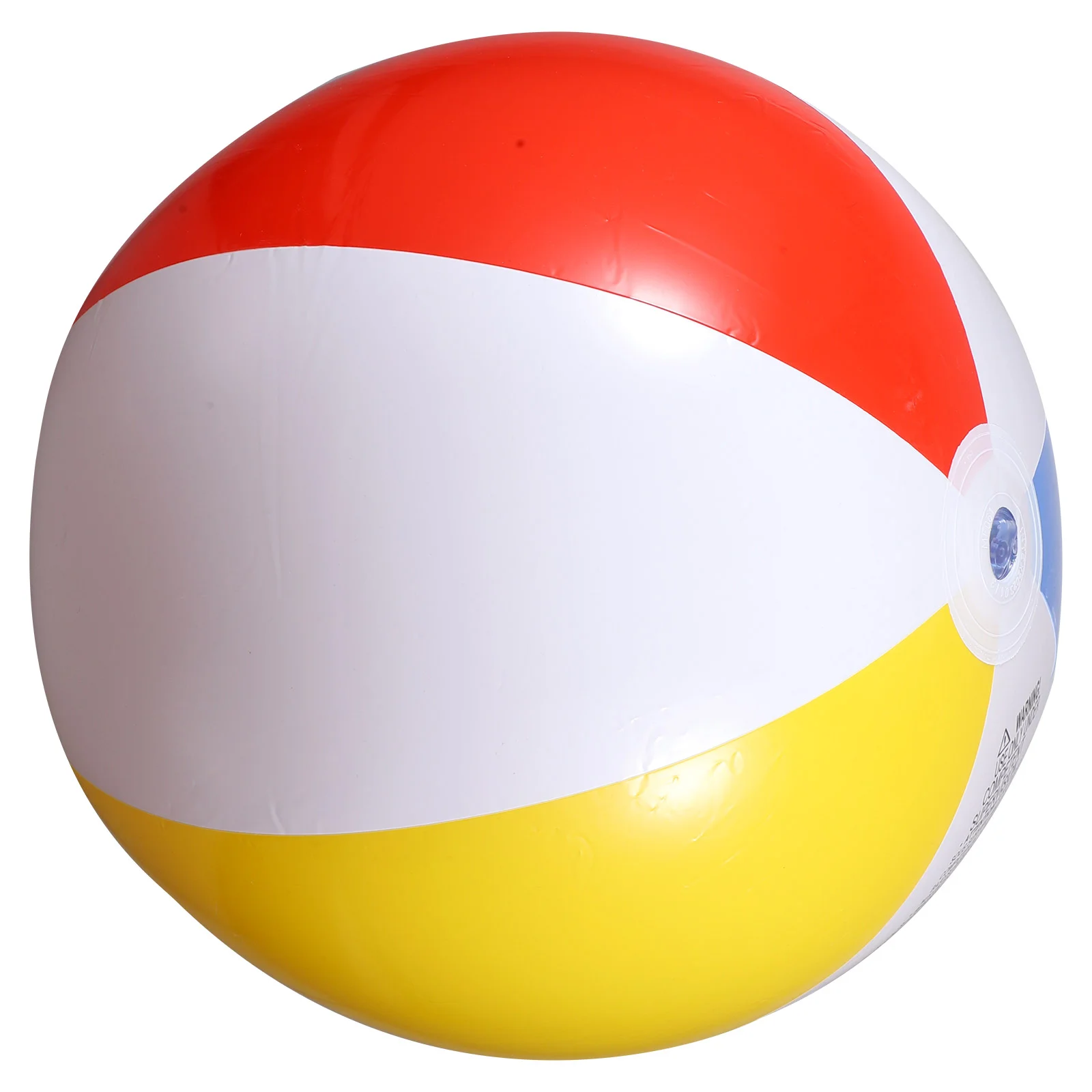 Vierkleurige strandbal opblaasbaar 59020 ongeplaasd diameter 51 cm zwembad bulkballen klein