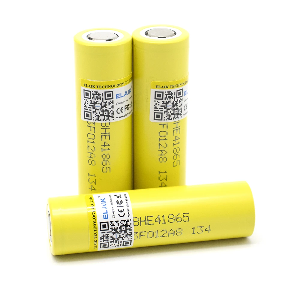 2PCS New Original HE4 2500mAh Li-lon Battery 18650 3.7V Power Rechargeable batteries For Electrical tools