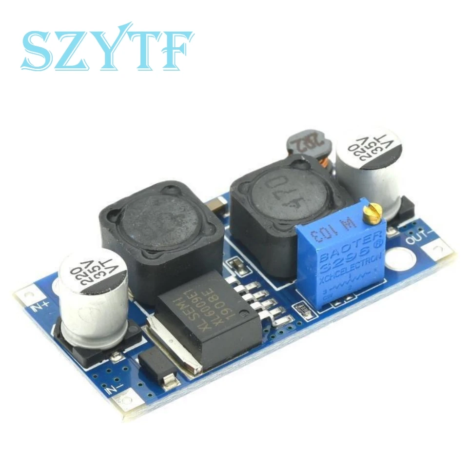 Módulo amplificador XL6009 DC-DC Salida de fuente de alimentación ajustable Super LM2577 Step-Up