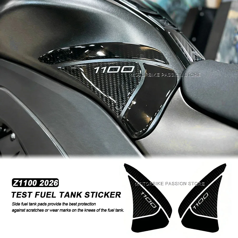 

For Z1100 z1100 2026 3D Motorcycle Epoxy Resin Sticker Tank Protection Kit Scratch Resistant Decal Pad Non-slip Sticker