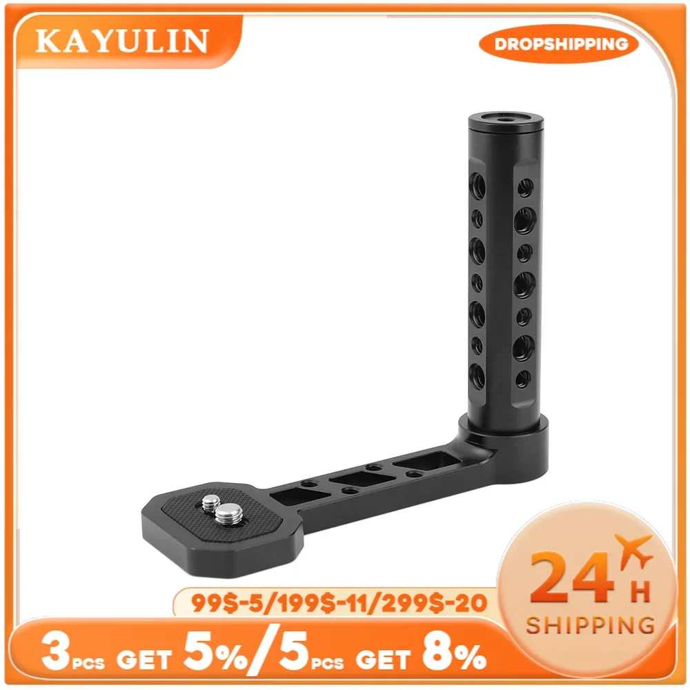 Kayulin Universal L-Shape Cheese Handle Handy Cheese Handle L-Shape For RoninS / Zhiyun Crane Series Handheld Gimbal