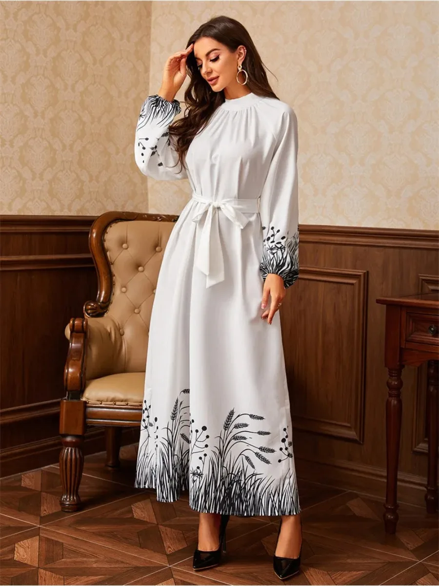 Eid Ramadan Muslim Abaya Women Dress Dubai Kaftan Islam Long Dress Pakistan Abayas Robe Femme Musulmane Vestidos Caftan 2024