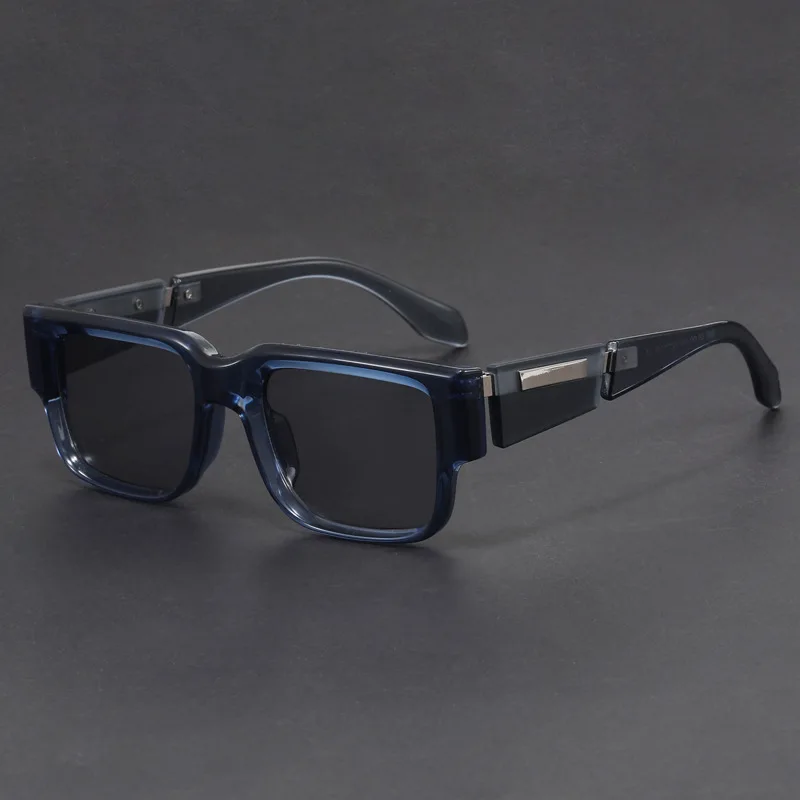 New Men's Advanced Ultra Light Coarse Frame Fashion Square Sunglasses Women Men Trendy Anti Mist Outdoor Driving Shades UV400