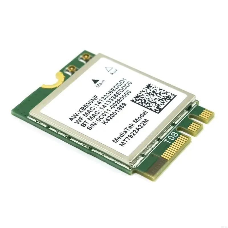 Wi-Fi 6E MT7922 (RZ616) AW-XB530NF Wireless LAN- Card 802.11AX WiFi BT5.2 Adapter 2400M NGFF-M2 Card 2.4G 6G