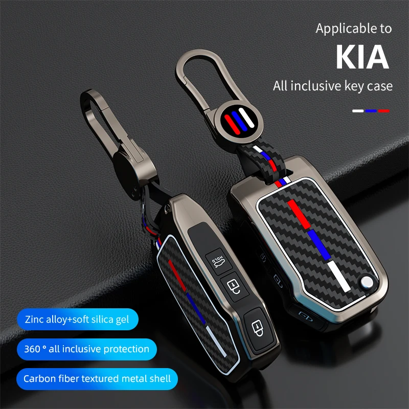 Car Remote Key Case Cover Protective Shell Fob For KIA Sportage R GT Stinger GT Sorento Ceed CD Cerato Forte 2018 2019 Car Bag