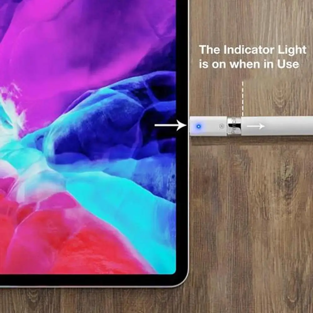 Stylus Adapter do ładowania konwerter ładowania Adapter przedłużający z lampką wskazującą kompatybilny z Ipencil 1st