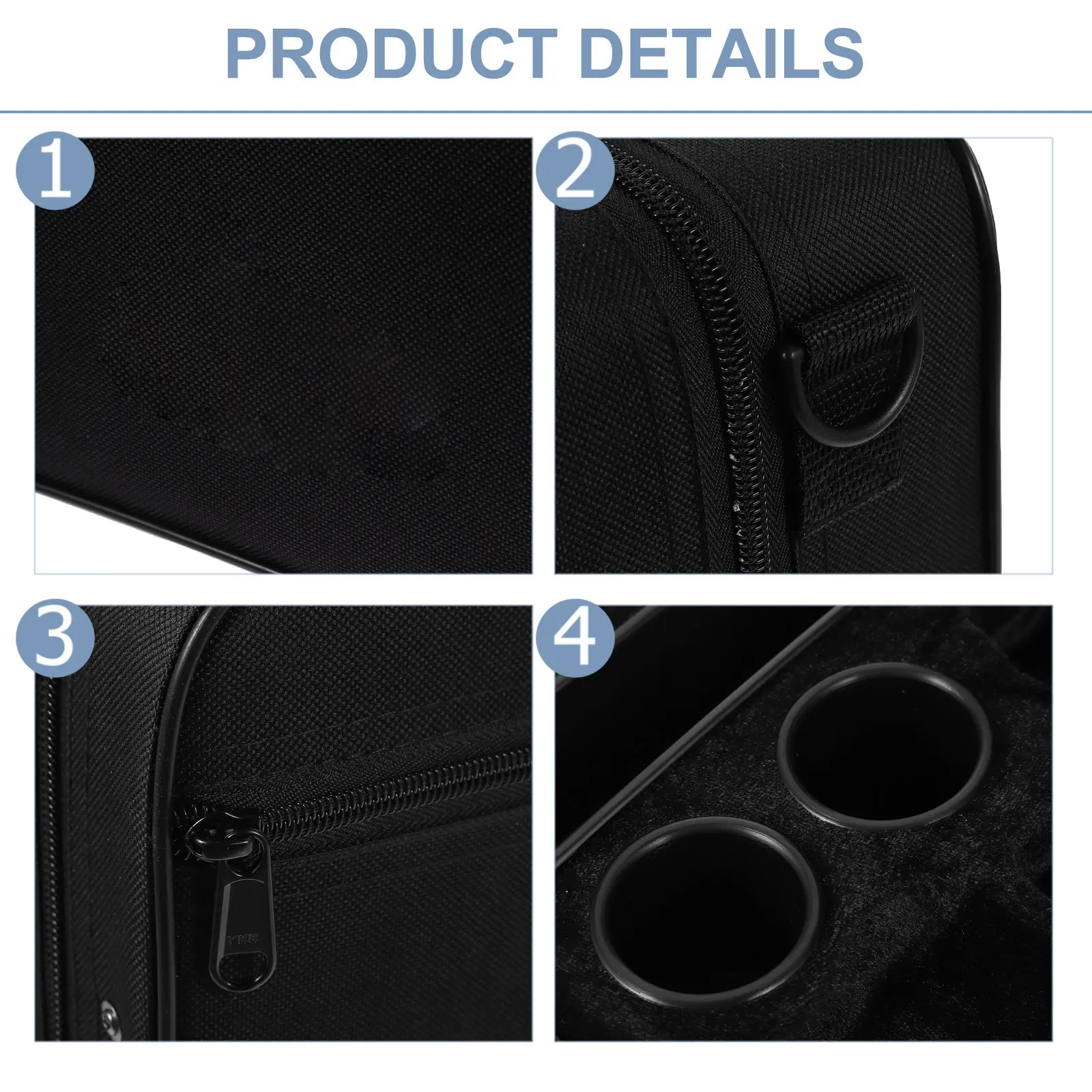 صندوق قماش الكلارينيت سميك من قماش أكسفورد حقيبة تخزين مقاومة للاهتراء حقيبة حمل محمولة للاستخدام في الهواء الطلق تخزين الكلارينيت