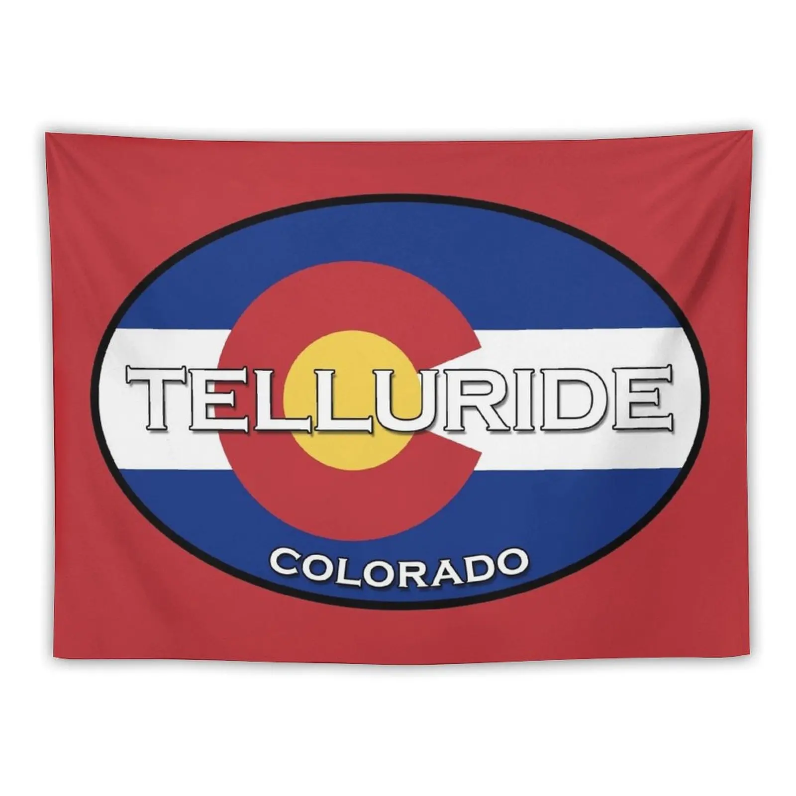 Telluride Colorado! State flag design! Tapestry Wall Decorations Carpet Wall Bedroom Decoration Tapestry