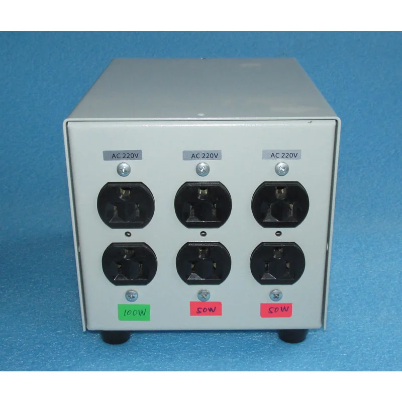 Audio special 220V power purifier, three sets of 80W 220V linear isolation transformers for regenerative power supply