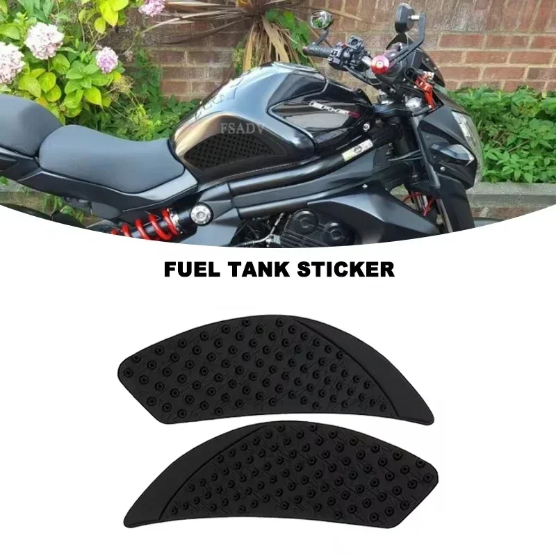 For Kawasaki ER6N ER-6N ER 6N 2006-2015 2009 2010 2011 2012 2013 2014 Fuel Tank pad Tank Pads Protector Stickers Knee Grip Pad