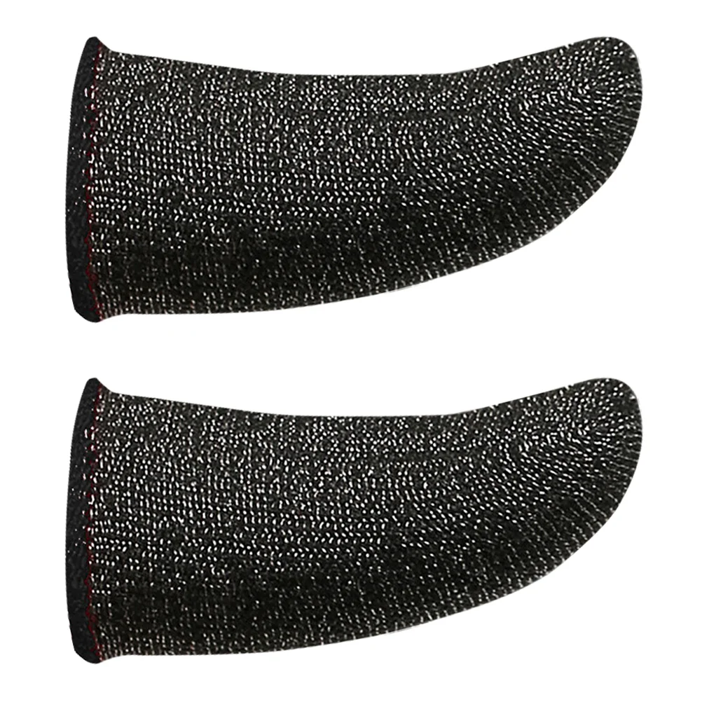 

2 Pcs Acoustic Guitar Finger Protectors Cots for Children Sleeves Handguard Covers Protection Tips Black Fiber