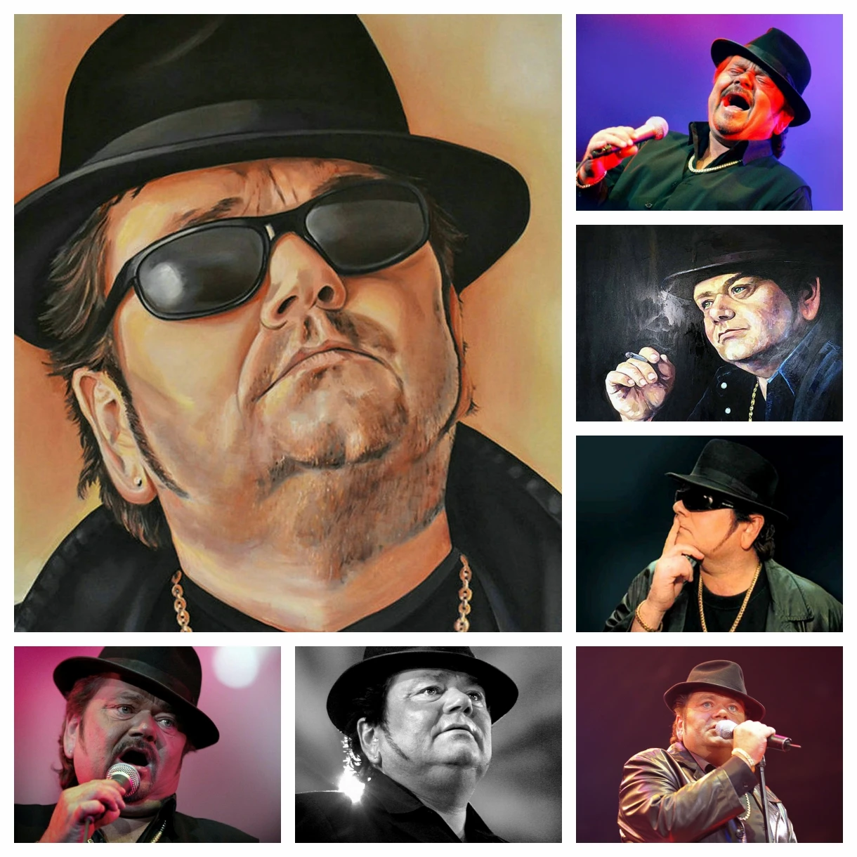 Pintura de diamantes de imitación 5D André Hazes, famoso cantante folclórica de Países Bajos, Kit de punto de cruz, cuadro bordado, mosaico, decoración del hogar