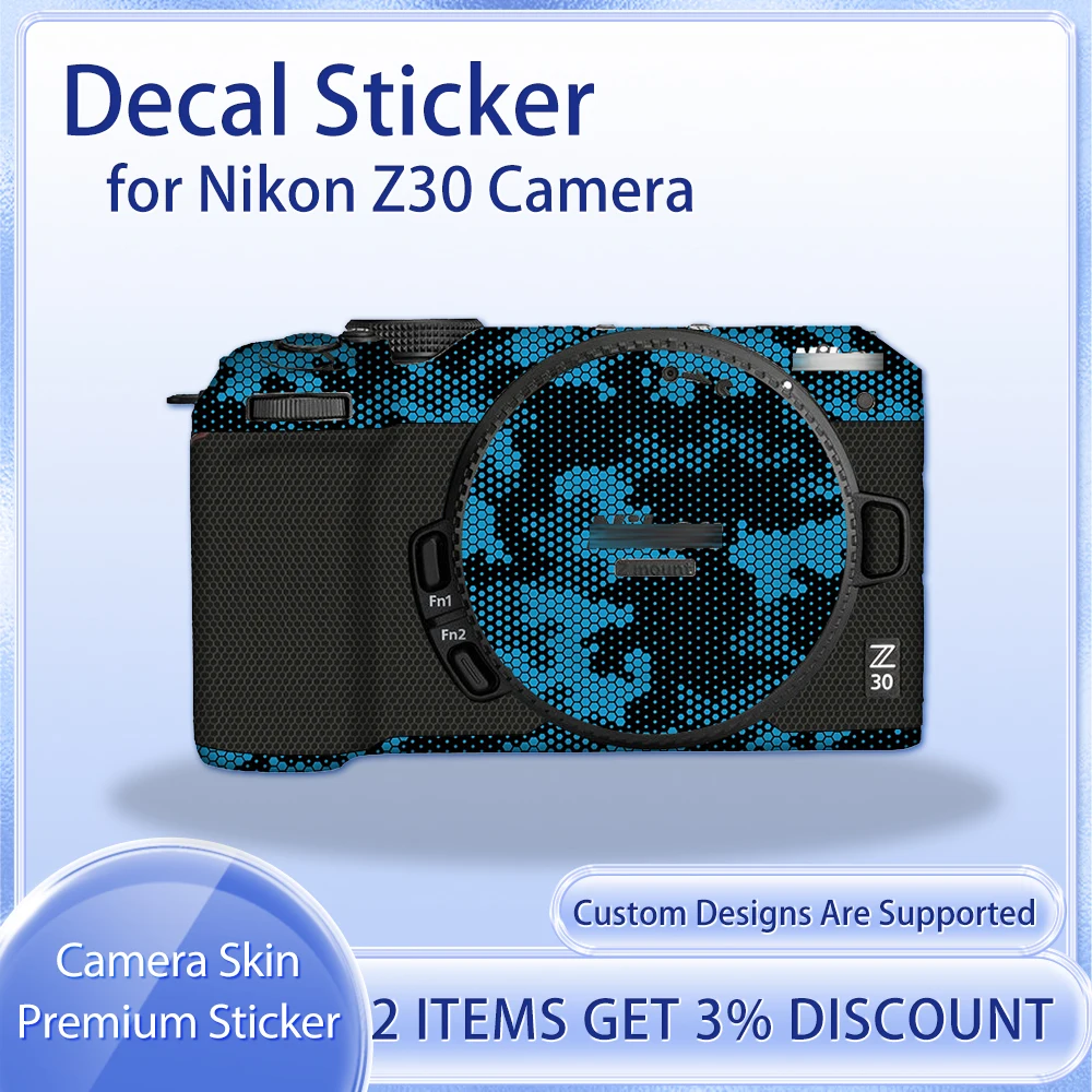 Z30 Film de protection pour appareil photo Nikon Z30 peau décalcomanie Film de couverture Z30 décalcomanie peau anti-rayures appareil photo Premium enveloppe couverte