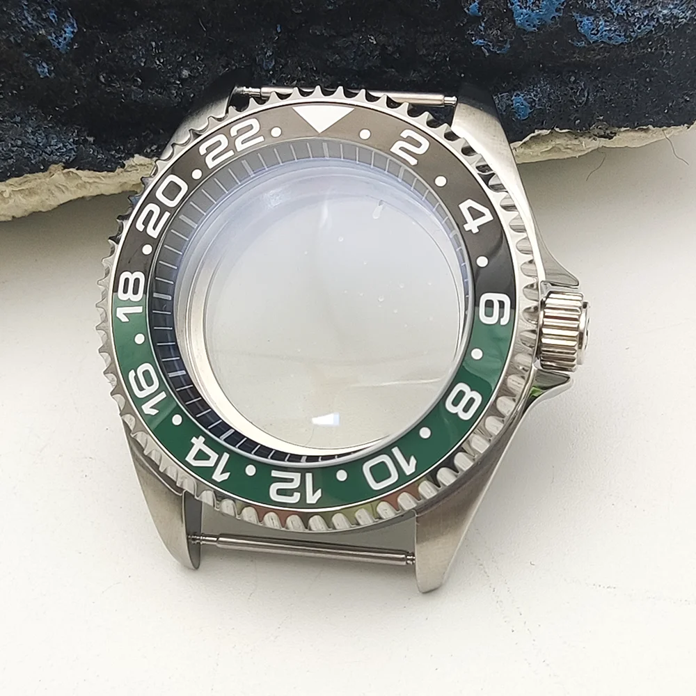 42 mm case fittings, matching bezel, sapphire double-thicknessed glass, NH35 case for NH36 movement image 2