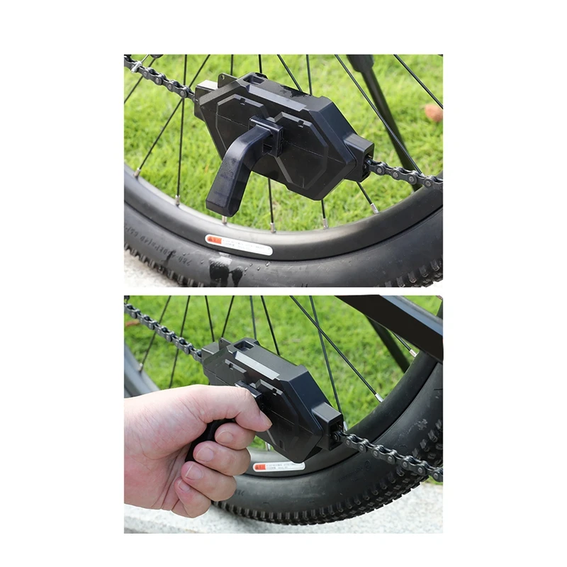 Portable Bicycle Chain Cleaner ABS Bicycle Chain Cleaner Bike Brushes Scrubber Wash Tool Mountain Cycling Cleaning Kit