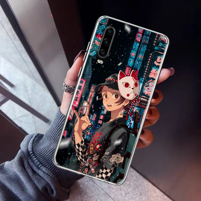 Anime Demon Slayer Tanjiro Phone Case For Huawei P30 Lite P40 P20 P10 P50 Mate 10 20 30 40 Pro Art Pattern Soft TPU Back Cover