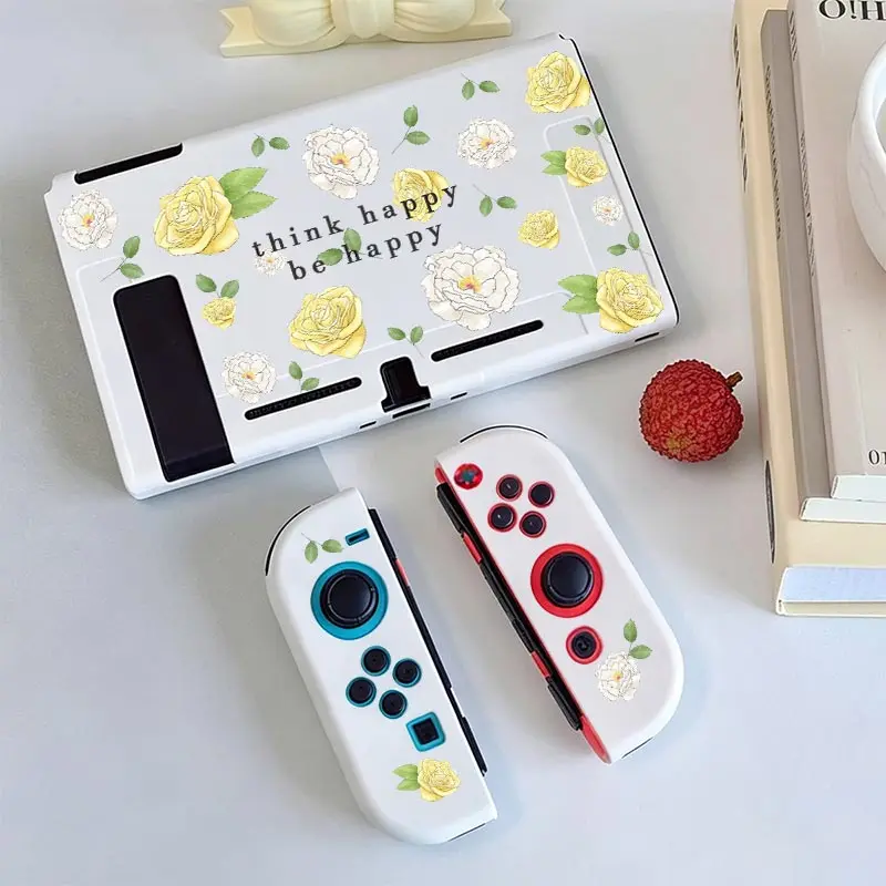 Anti-Falling Soft Shell Cover for Nintendo Switch NS Game Console Anti-Scratch Shell Protector TPU Split Protective Case