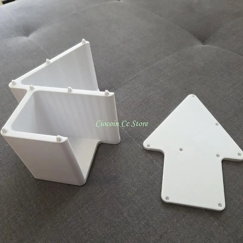 X90F Parts Sorting Tray with Two Compartments, 3D Printed Desktop Storage Bin for Screws, Crafts, and Study Tasks
