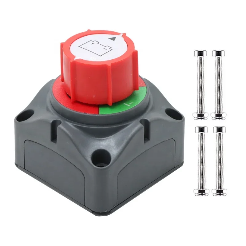 Heavy Duty Dpdt 12V 24V 48V Dual Car Vehicle RV Marine Boat Battery Isolator Master Kill Switch Disconnect Power Cut Off Kit