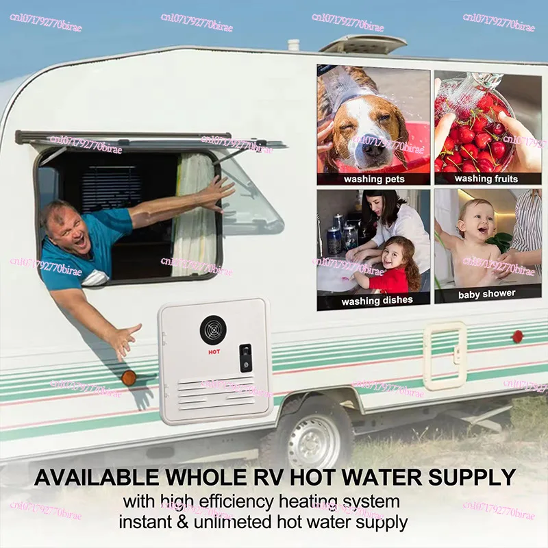 RV Water Heater Constant Temperature Vertical Instant Liquefied Petroleum Gas Portable Water Heater