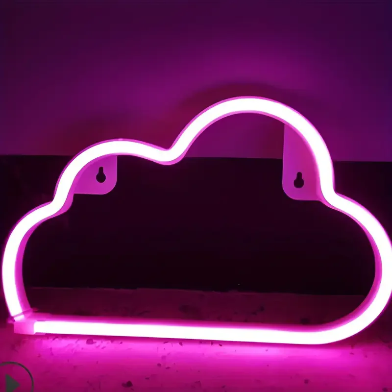 

Новые облака неоновые вывески с питанием от USB/батарейки светодиодный барный светильник для украшения спальни, комнаты, подарок, ночник, вечеринка, праздник N12