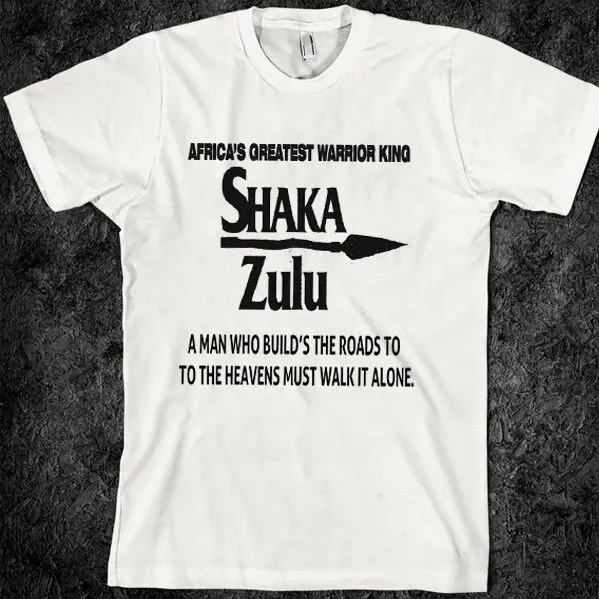 Shaka Zulu T-shirt, Malcolm X, MLK, Ferguson, Mike Brown, Nelson Mandela, new