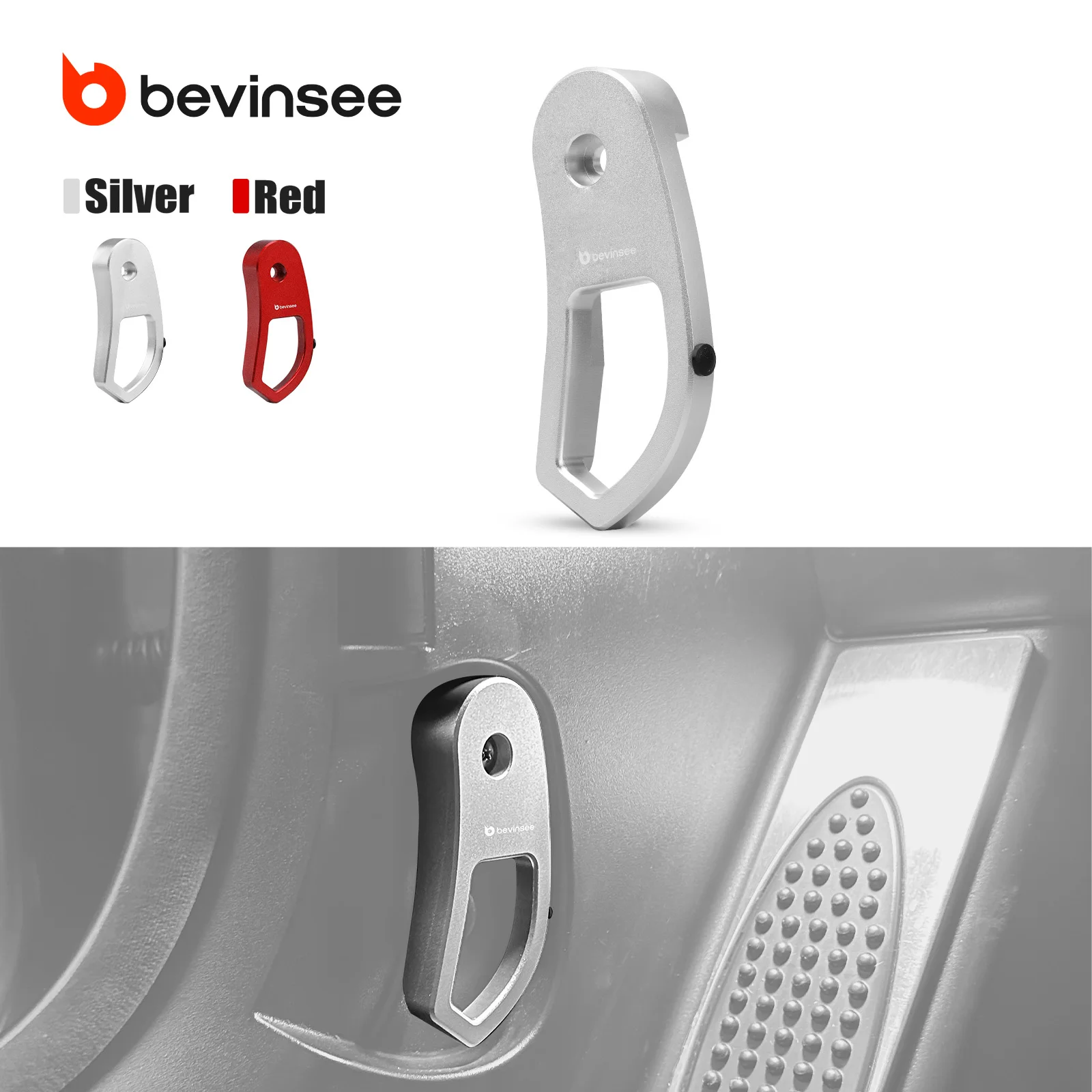 Aluminum Hood Latch Release Handle Bracket LHD For BMW E46 E83 X3 Replaces 51238223163