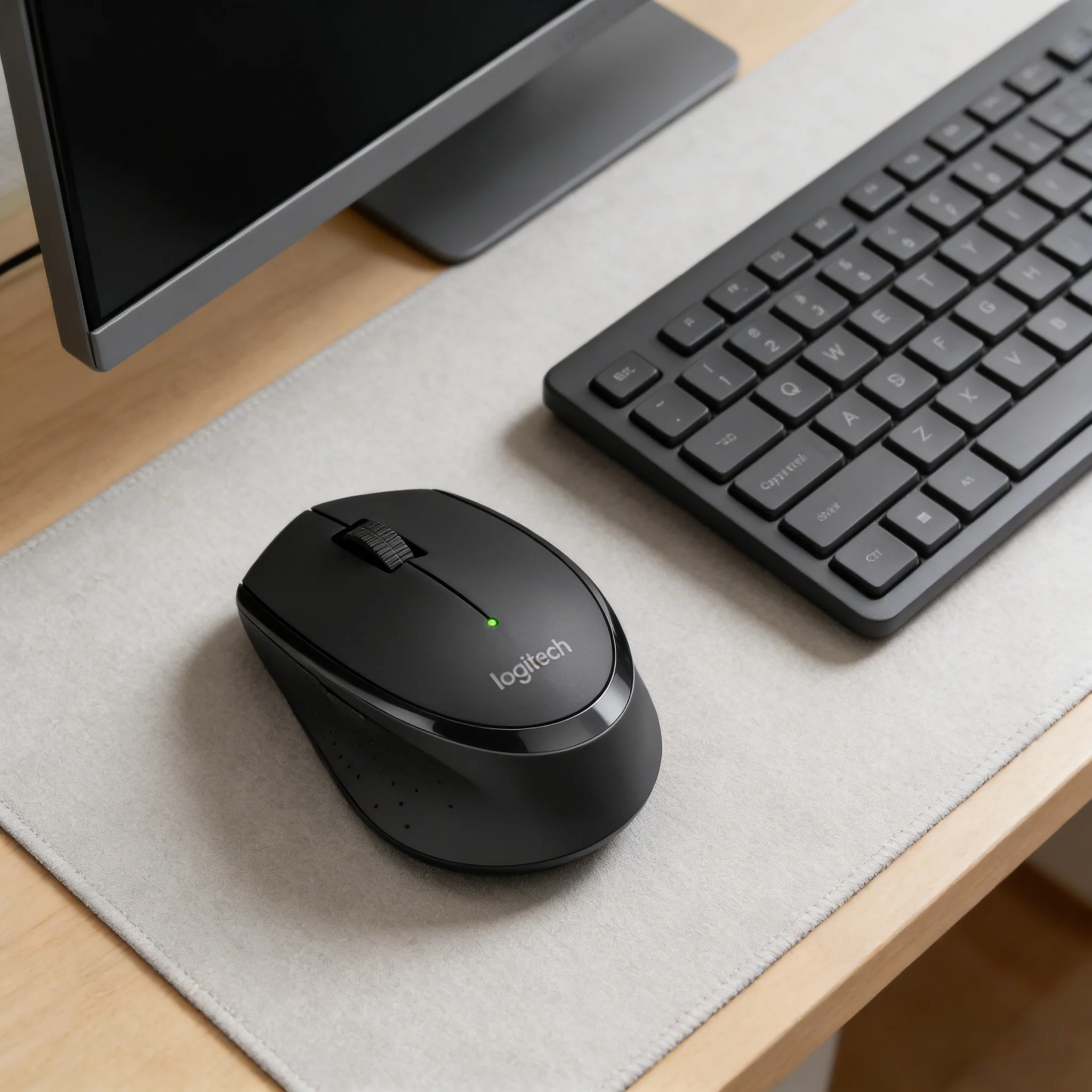 Ratón Inalámbrico Logitech M280 Ergonómico 2.4G con 18 Meses de Duración de Batería, 1000 DPI para Oficina, Hogar, PC, Portátil, Windows, Mac