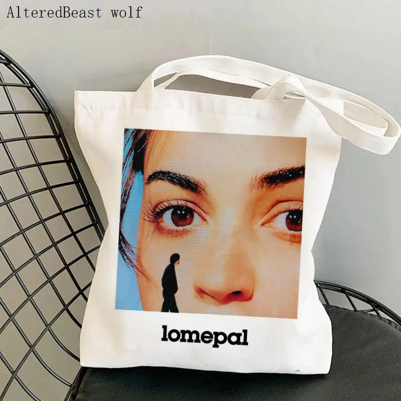 Women Canvas Shoulder bag Lomepal Mauvais Ordre Shopping Bag Students Books Bag Harajuku Shopping Handbags Tote For Girls