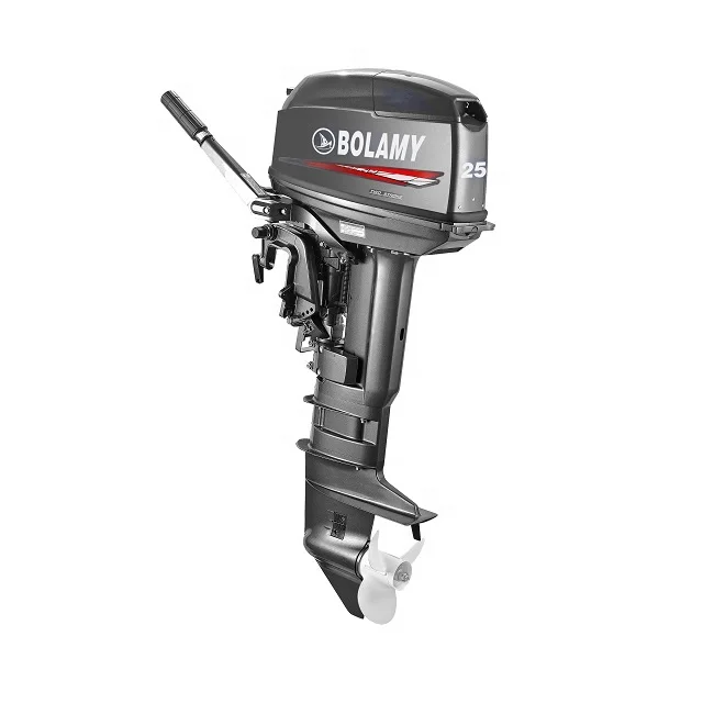 Used Outboard Motor yamahaha 25  manual start electric outboard boat motor for sale