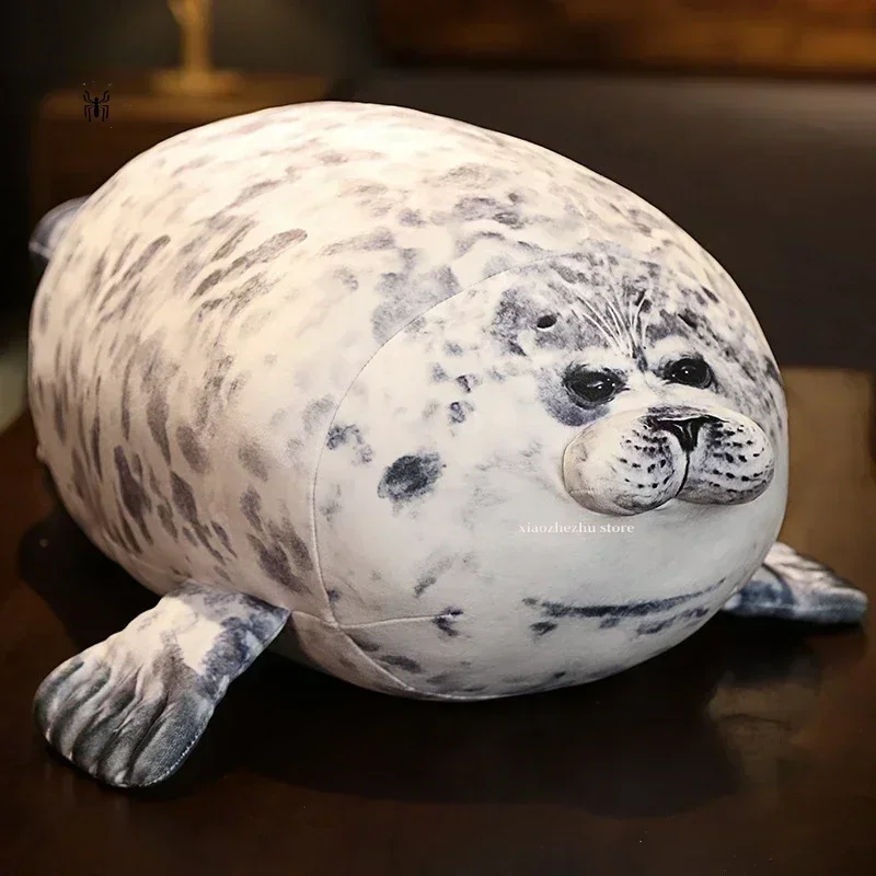 Fat Foca Gorda Seal Brinquedos de pelúcia para adultos e crianças, bicho de pelúcia, boneca macia, travesseiro de dormir, brinquedo bonito do leão marinho