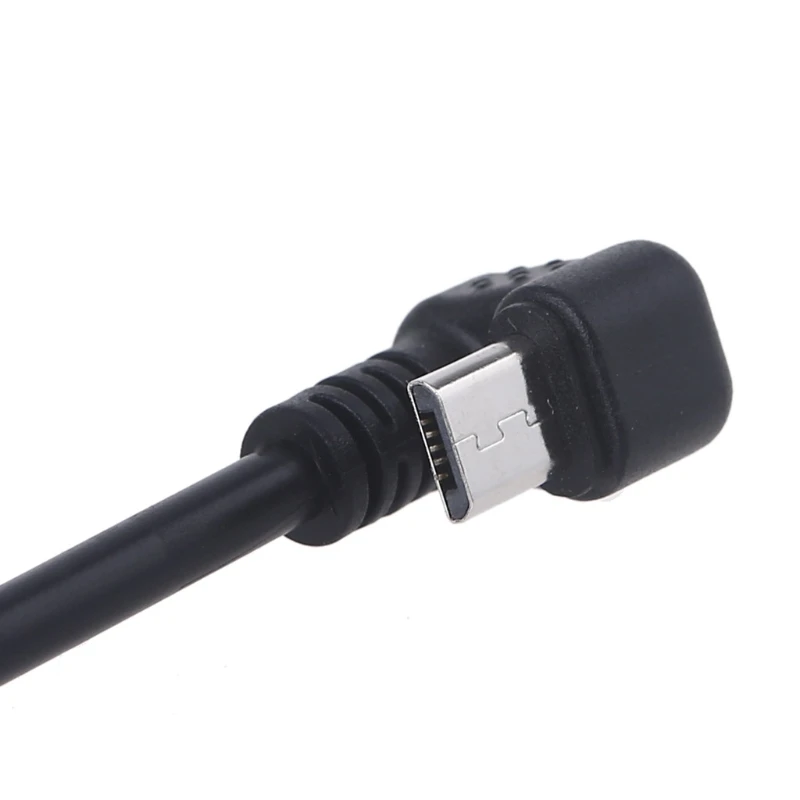 30cm 180 Degree U Shaped Type C Female to Micro USB Male Charge Cable for Micro USB Cellphone Tablet and more