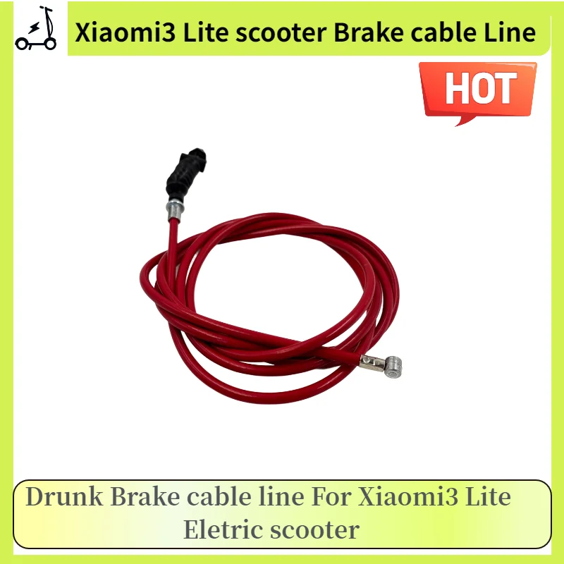 Brake Cable for Xiaomi3  Lite KickScooter XiaomiElectric Scooter Rear Wheel Brake Wise Line Assembly Parts