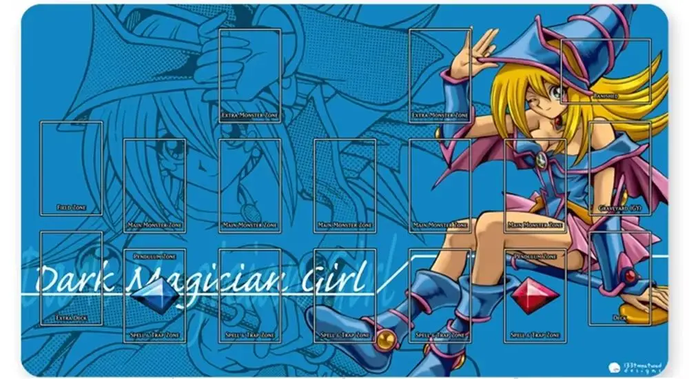 

YuGiOh Playmat Коврик для карточных игр Игровые коврики, совместимые с OCG + бесплатная сумка - ygo (38)