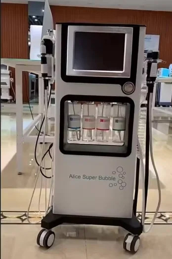 New Alice 7 In 1 Hydra Bubble Salon Facial Device Gentle Cleansing Skin Care Machine view 3